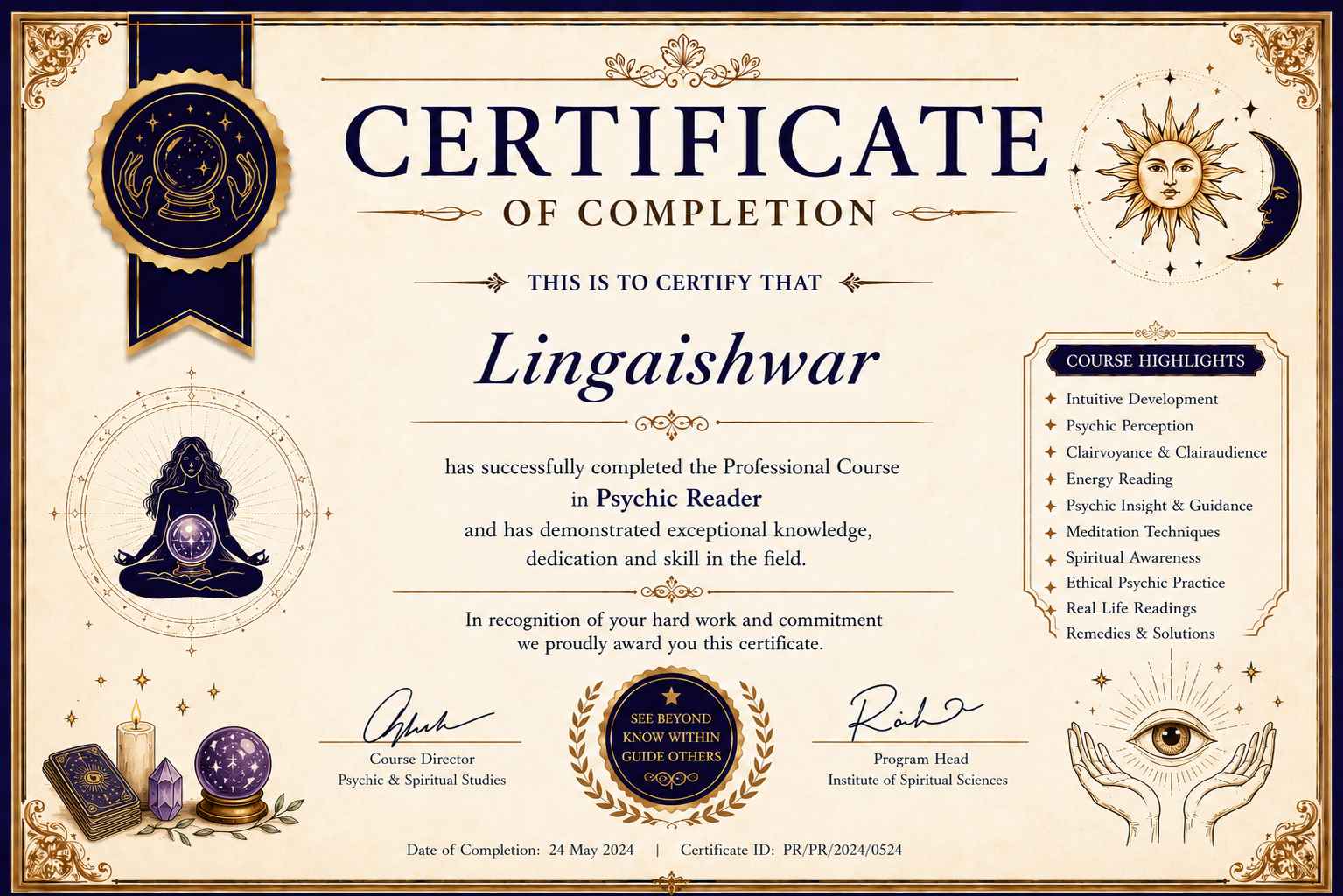 Certification 1